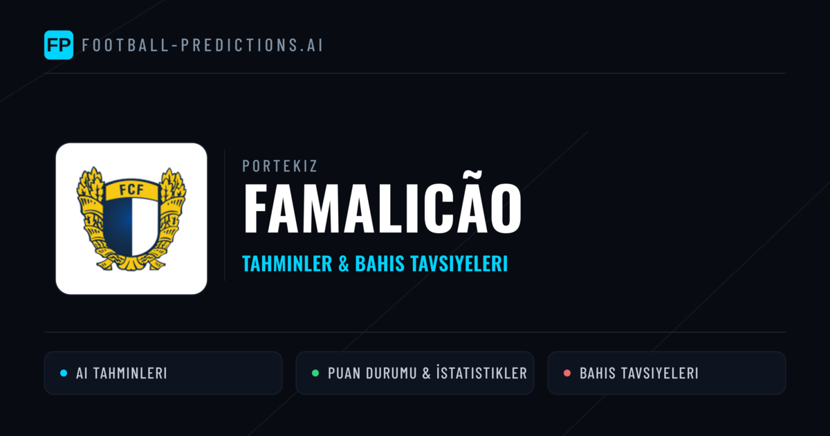 Famalicão Tahminleri & İstatistikler