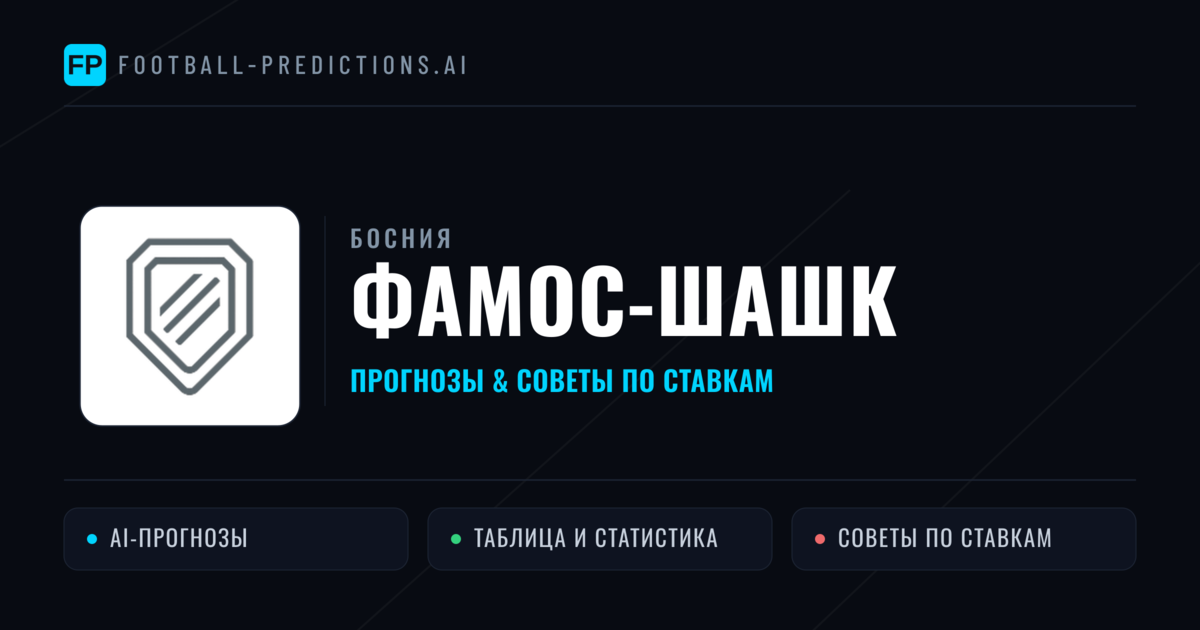 Фамос-ШАШК прогнозы и статистика