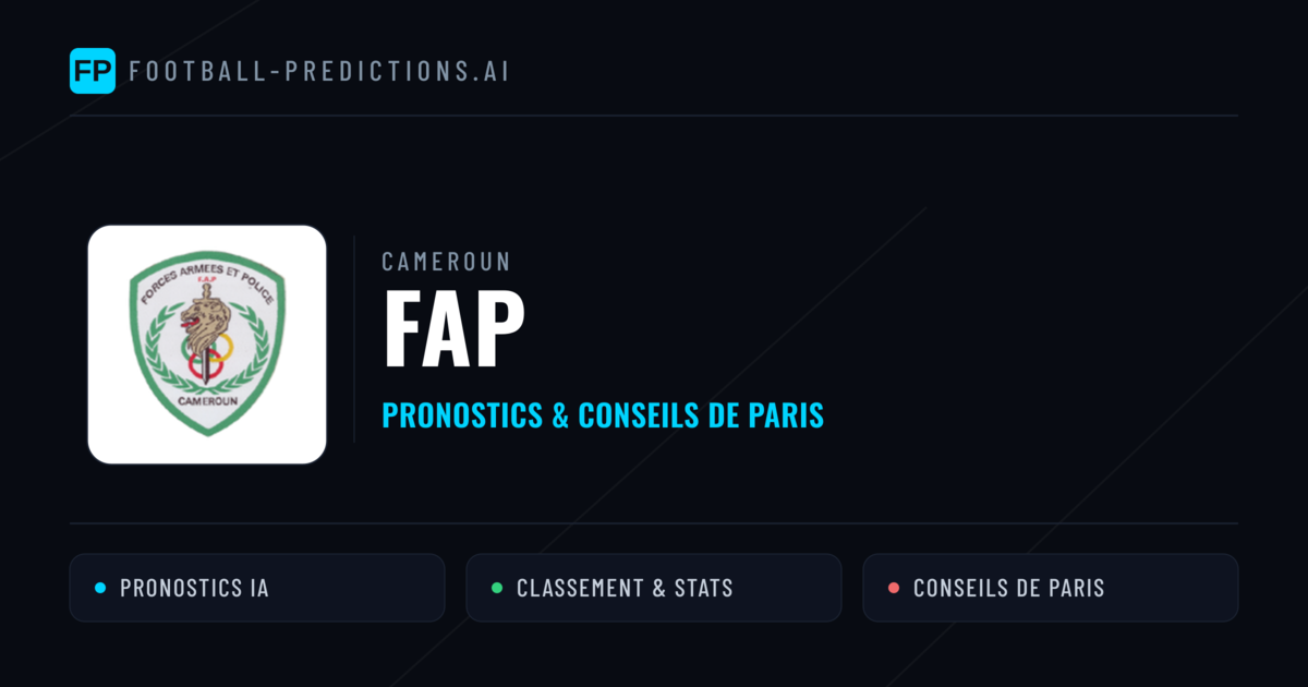 FAP Pronostics & Statistiques