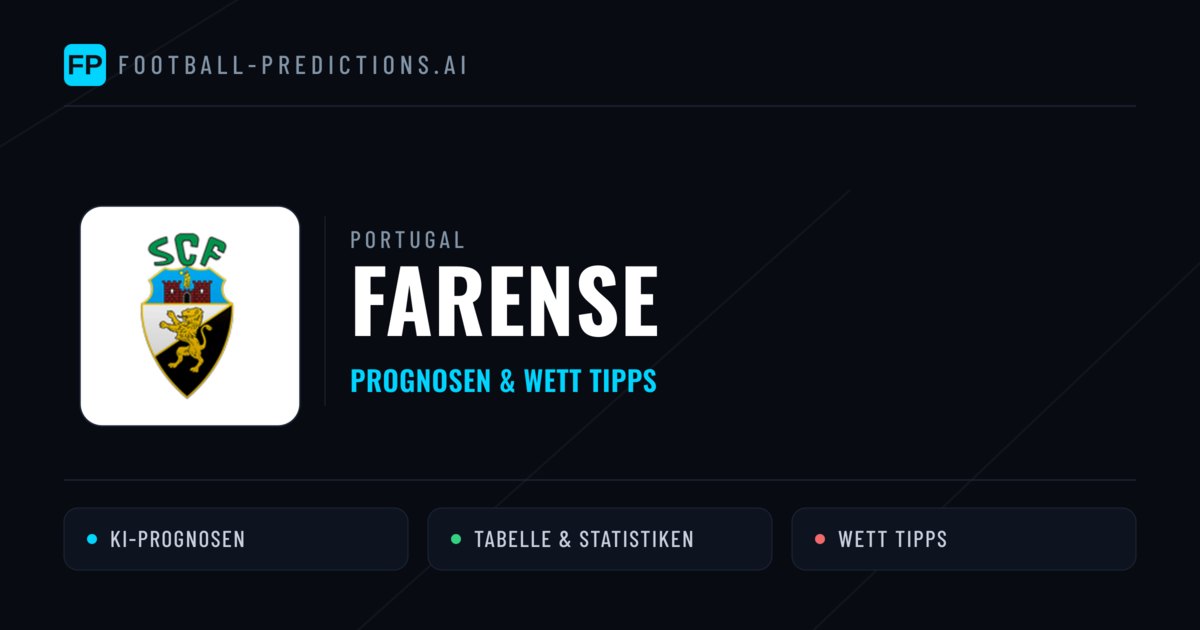Farense Prognosen & Statistiken