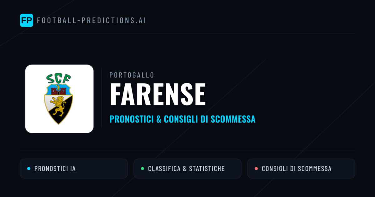 Pronostici e Statistiche Farense