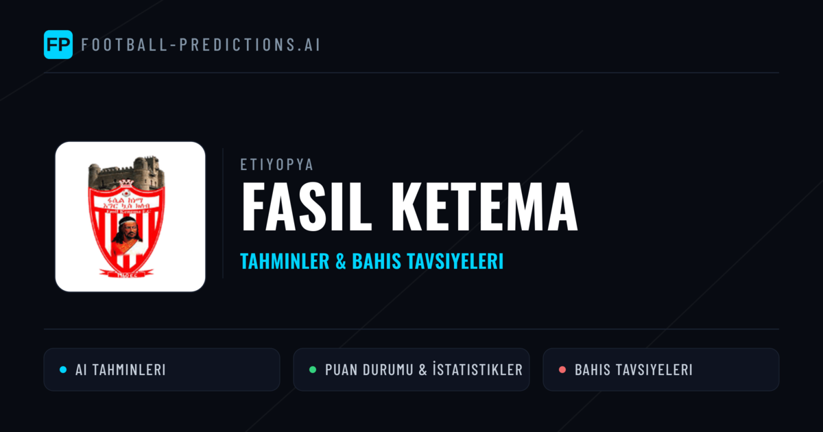 Fasil Ketema Tahminleri & İstatistikler