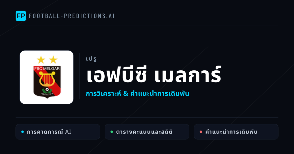 เอฟบีซี เมลการ์ การวิเคราะห์และสถิติ