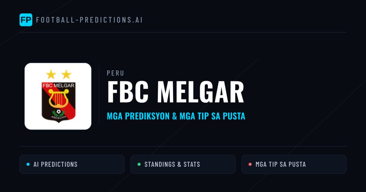 FBC Melgar Predictions & Stats