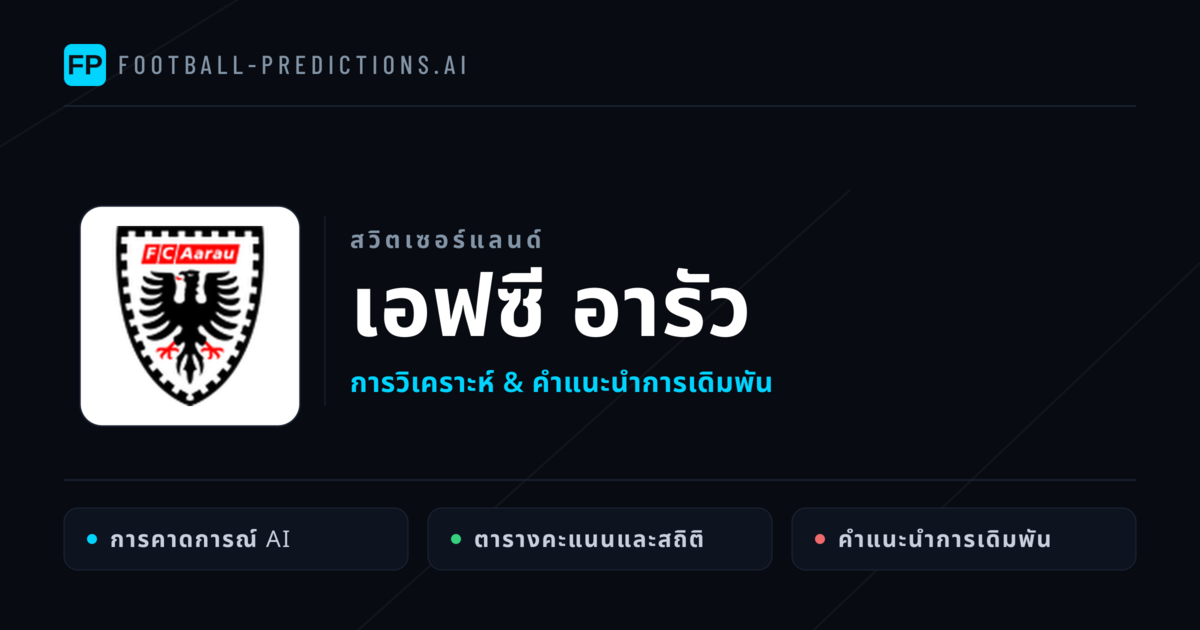 เอฟซี อารัว การวิเคราะห์และสถิติ