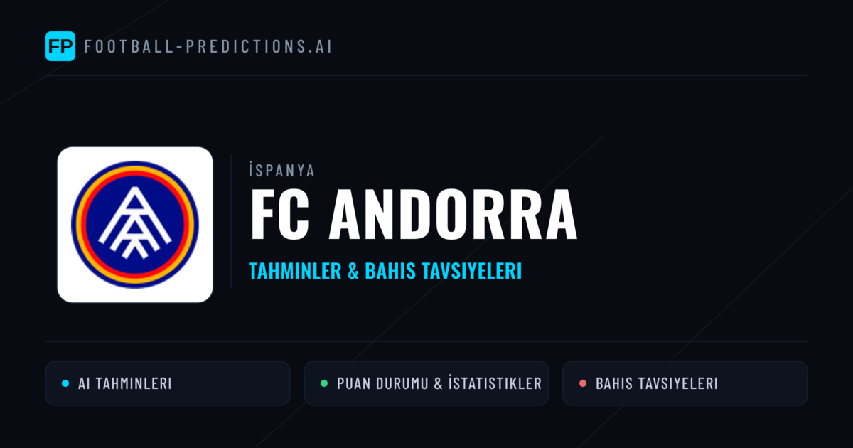 FC Andorra Tahminleri & İstatistikler