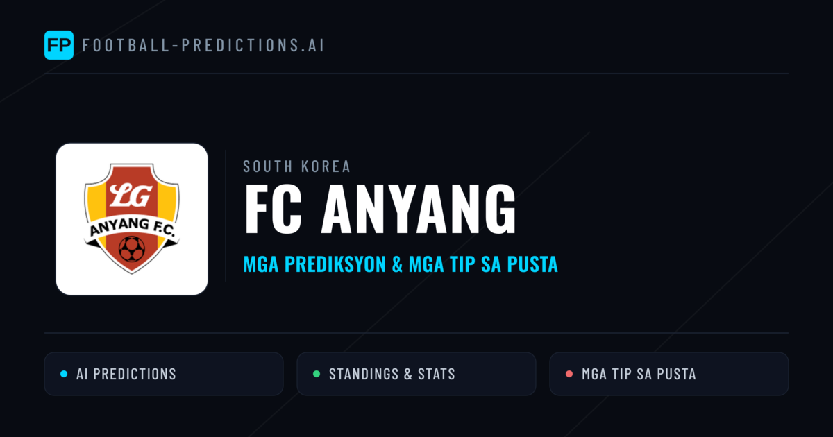 FC Anyang Predictions & Stats