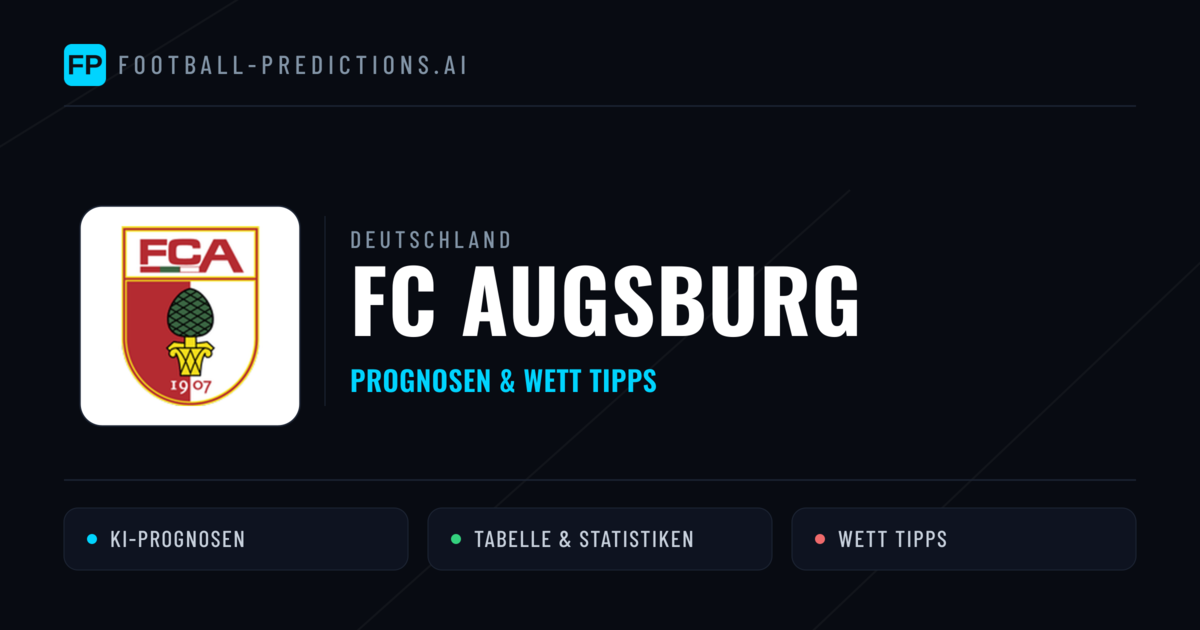 FC Augsburg Prognosen & Statistiken