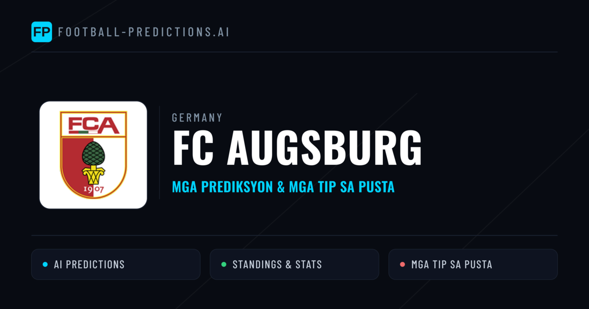 FC Augsburg Predictions & Stats