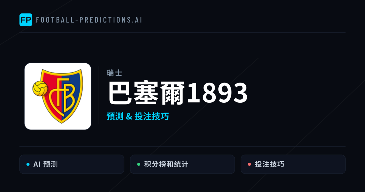 巴塞爾1893 運彩分析|足球預測與數據
