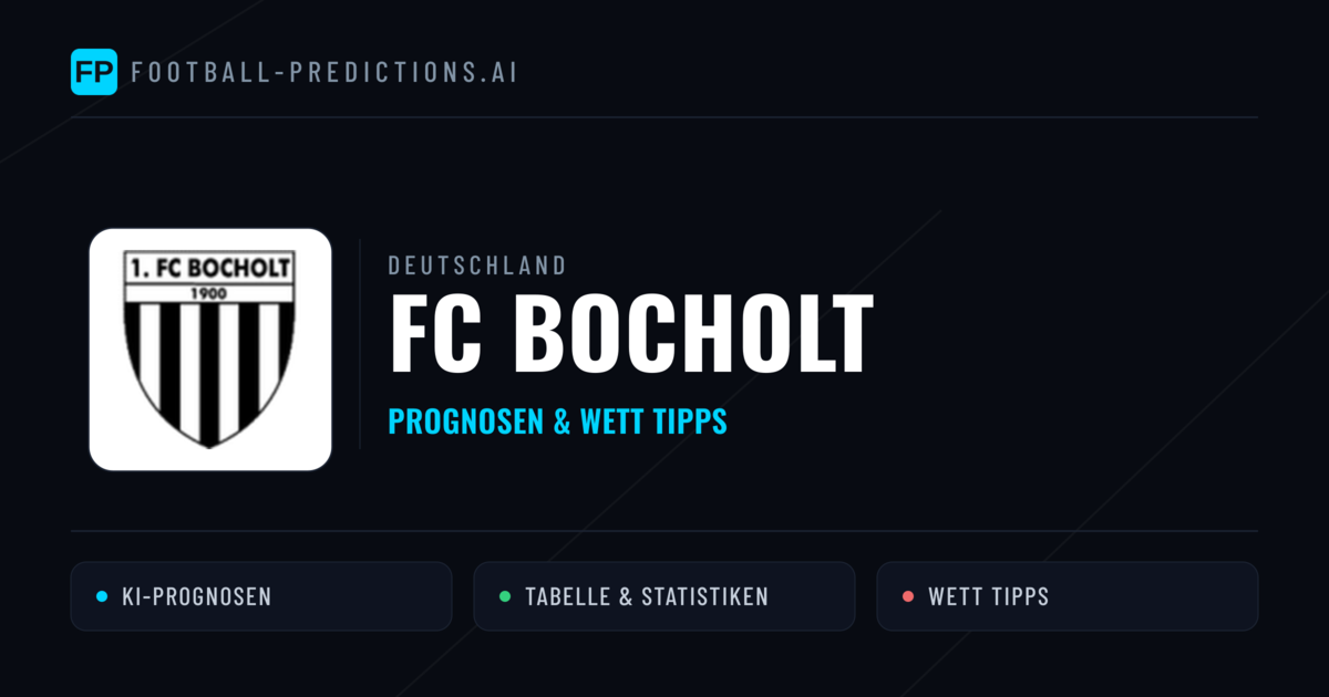 FC Bocholt Prognosen & Statistiken