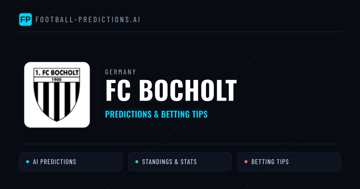 FC Bocholt Predictions & Stats