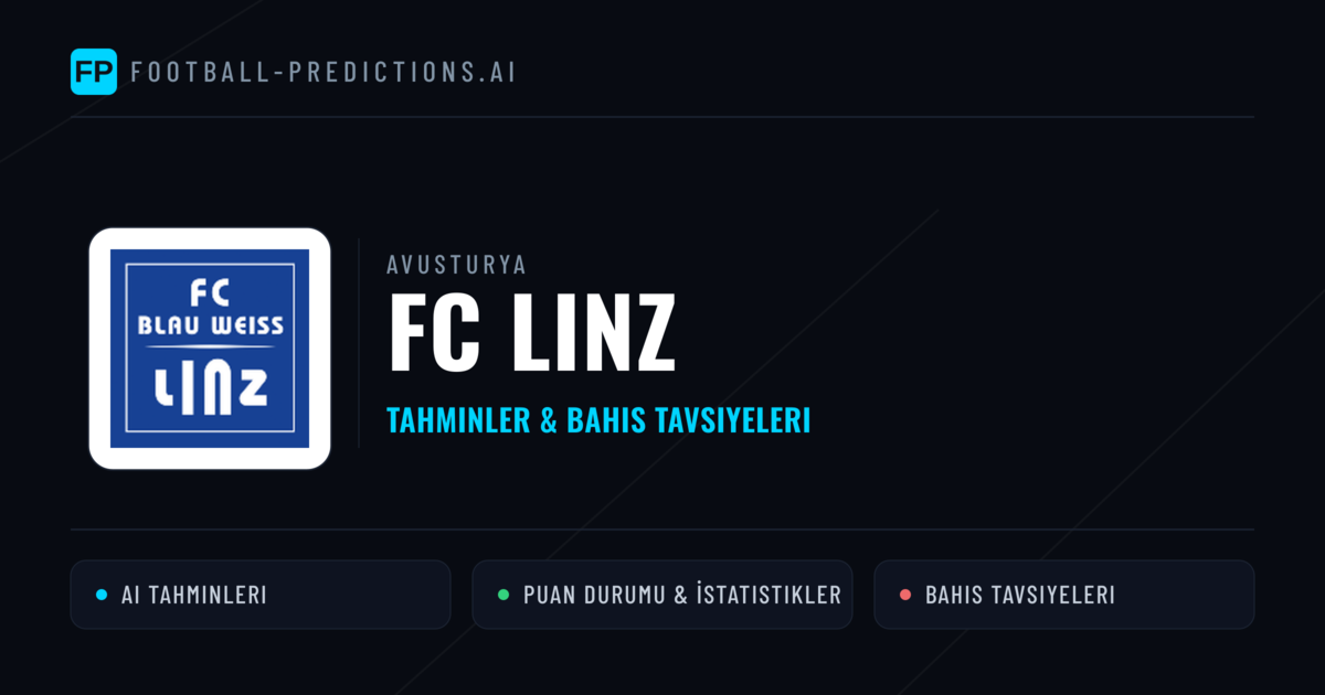 FC Linz Tahminleri & İstatistikler
