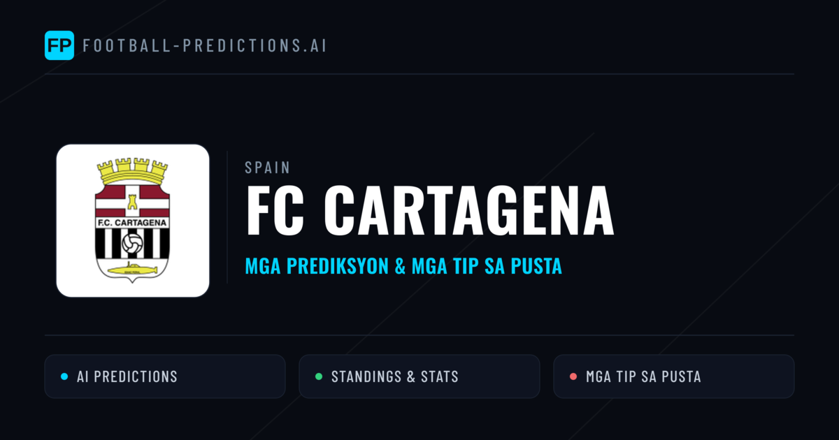 FC Cartagena Predictions & Stats