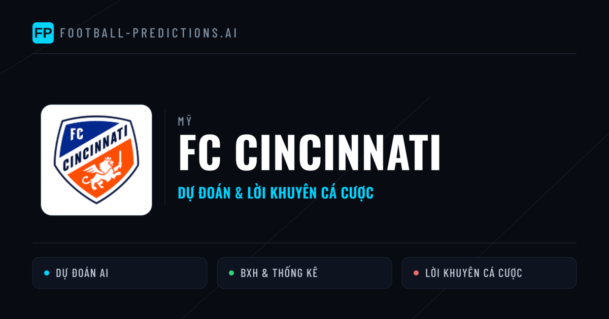FC Cincinnati Dự đoán & Thống kê