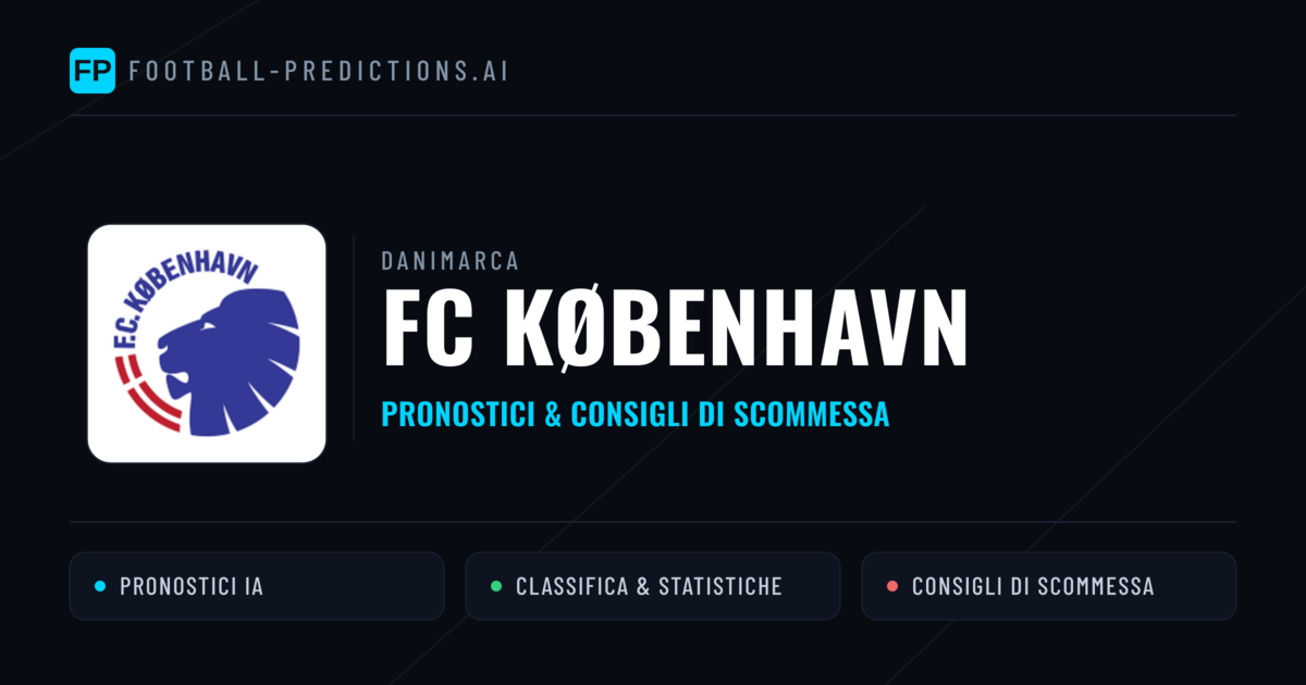 Pronostici e Statistiche FC København