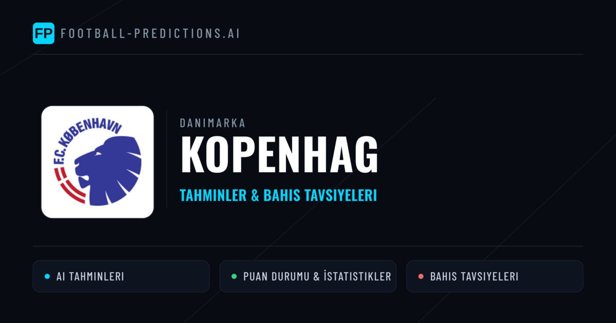 Kopenhag Tahminleri & İstatistikler