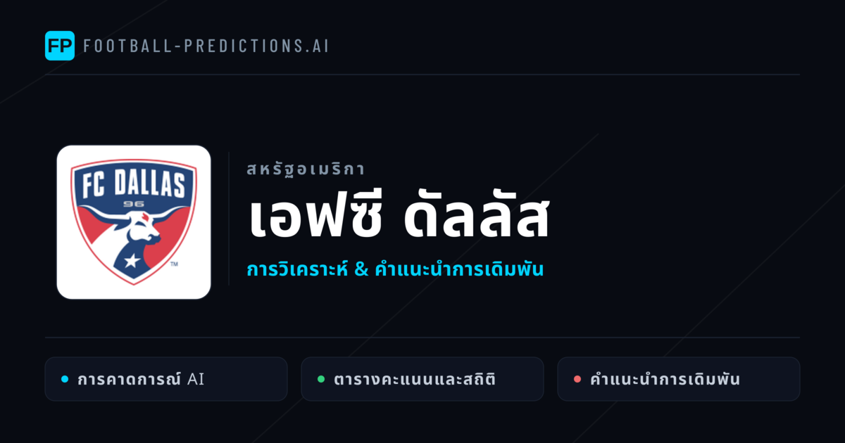 เอฟซี ดัลลัส การวิเคราะห์และสถิติ
