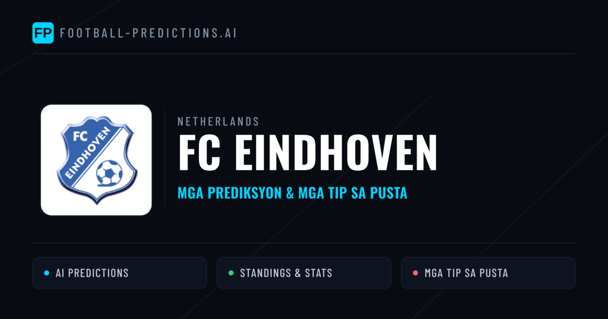 FC Eindhoven Predictions & Stats