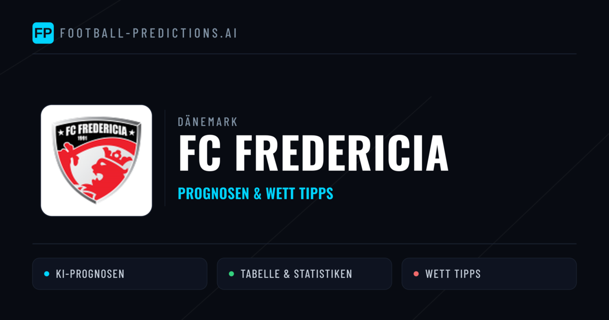 FC Fredericia Prognosen & Statistiken