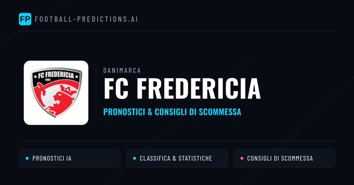 Pronostici e Statistiche FC Fredericia