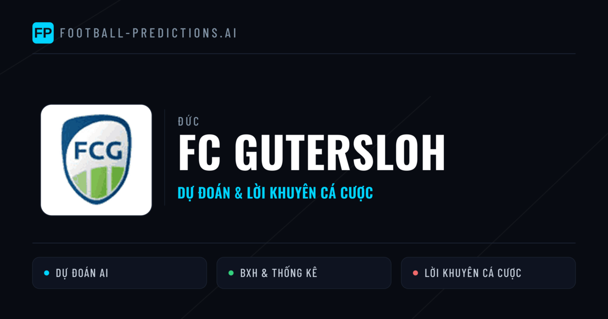 FC Gutersloh Dự đoán & Thống kê