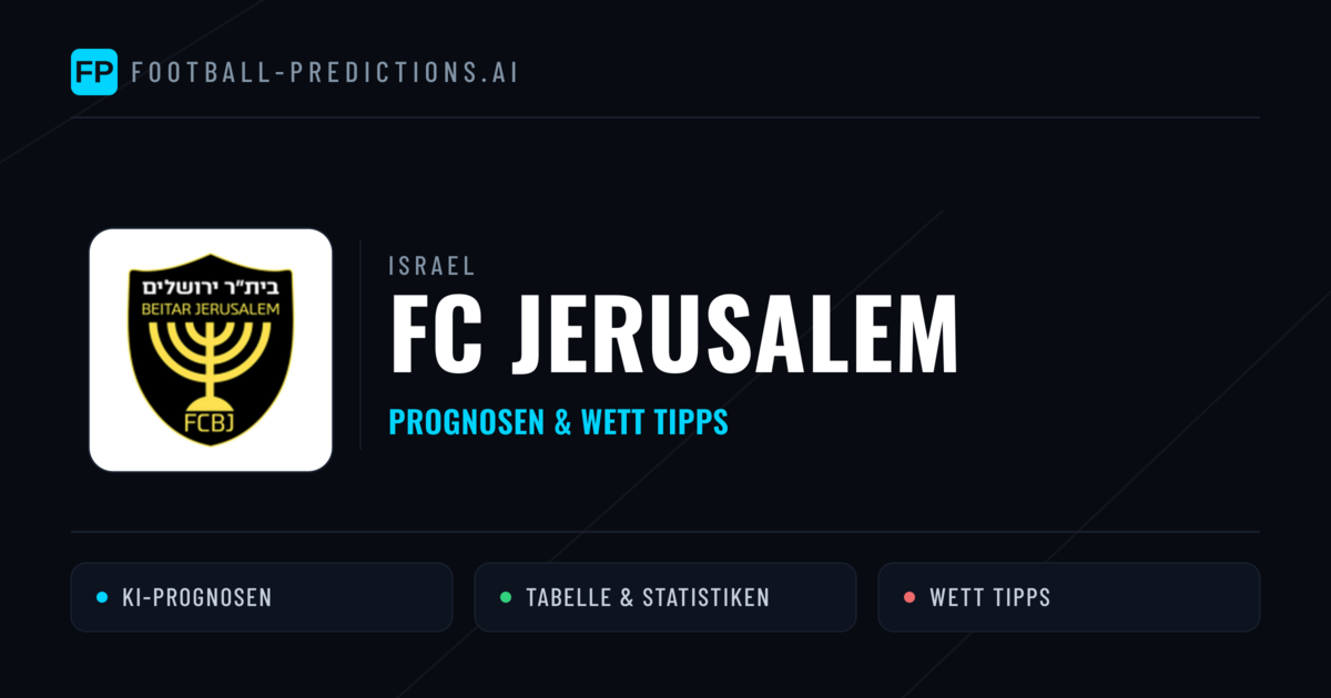 FC Jerusalem Prognosen & Statistiken