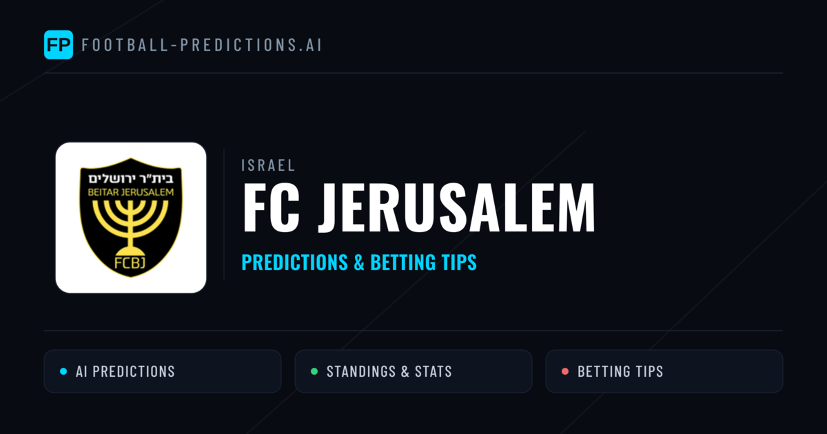 FC Jerusalem Predictions & Stats