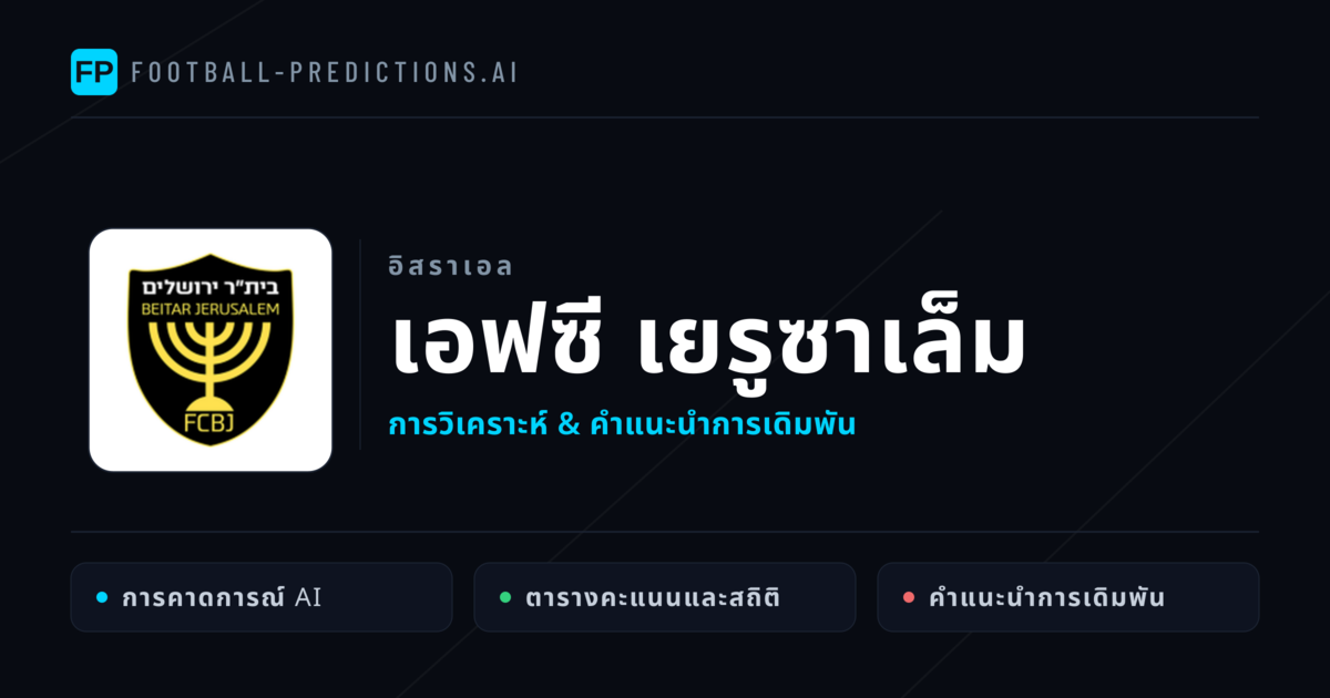 เอฟซี เยรูซาเล็ม การวิเคราะห์และสถิติ