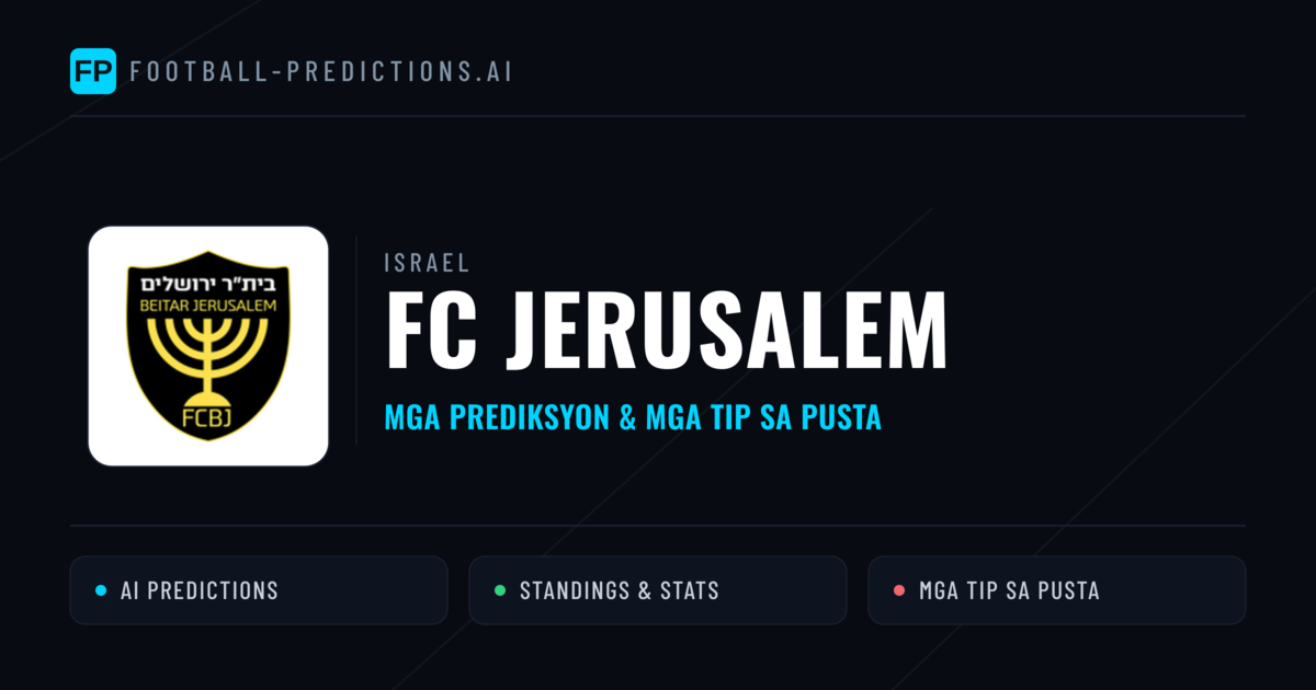 FC Jerusalem Predictions & Stats