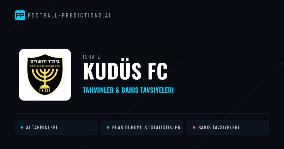 Kudüs FC Tahminleri & İstatistikler