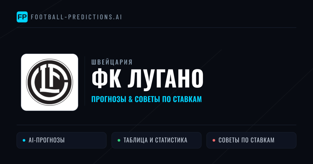 ФК Лугано прогнозы и статистика