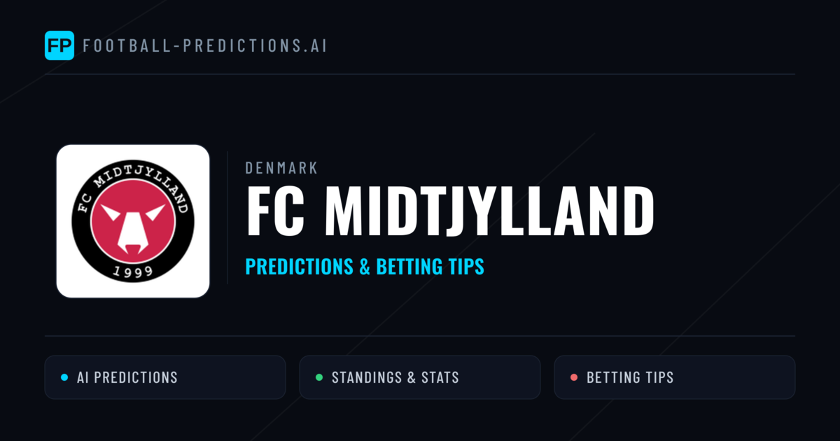 FC Midtjylland Predictions & Stats