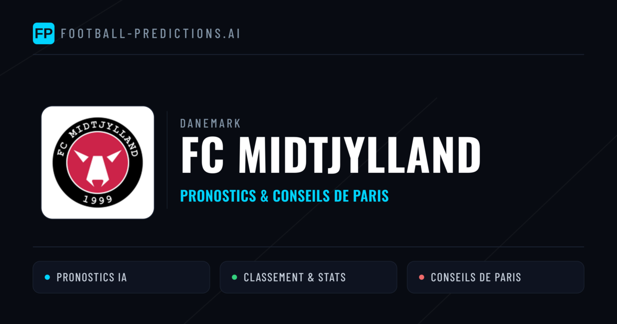 FC Midtjylland Pronostics & Statistiques