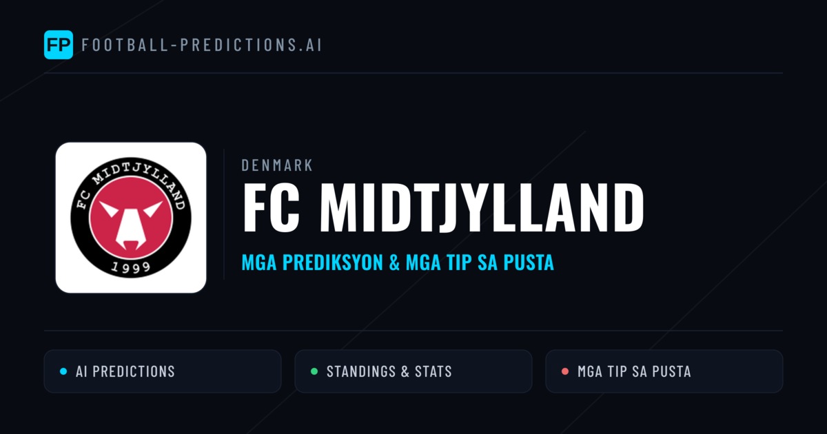 FC Midtjylland Predictions & Stats