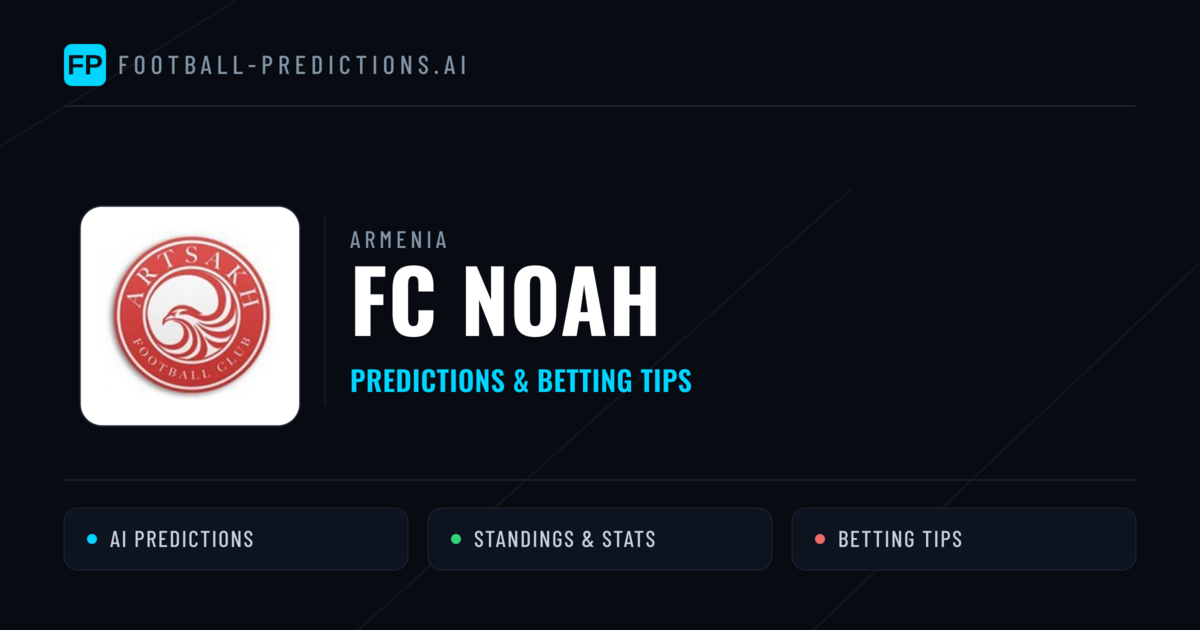 FC Noah Predictions & Stats