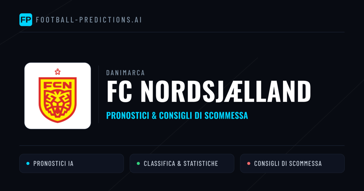 Pronostici e Statistiche FC Nordsjælland