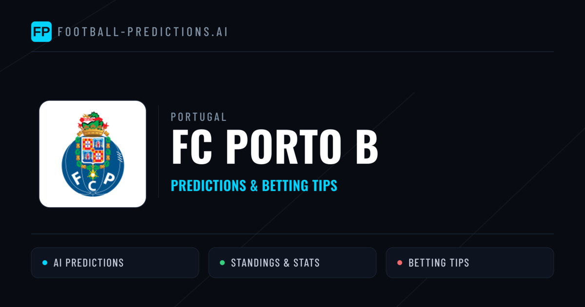 FC Porto B Predictions & Stats