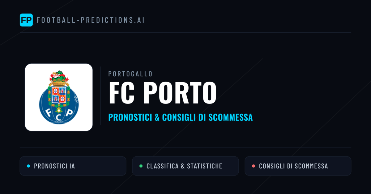 Pronostici e Statistiche FC Porto
