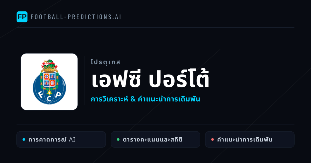 เอฟซี ปอร์โต้ การวิเคราะห์และสถิติ