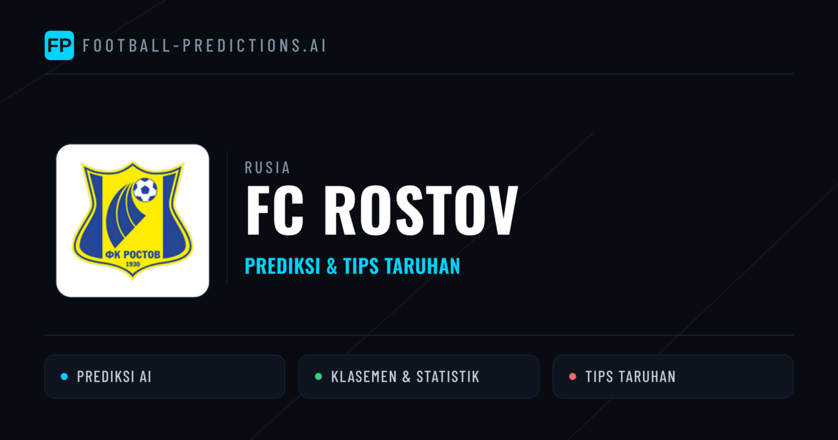 FC Rostov Prediksi & Statistik Piala Dunia