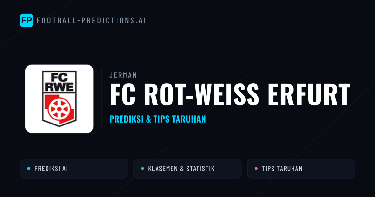 FC Rot-Weiß Erfurt Prediksi & Statistik Piala Dunia