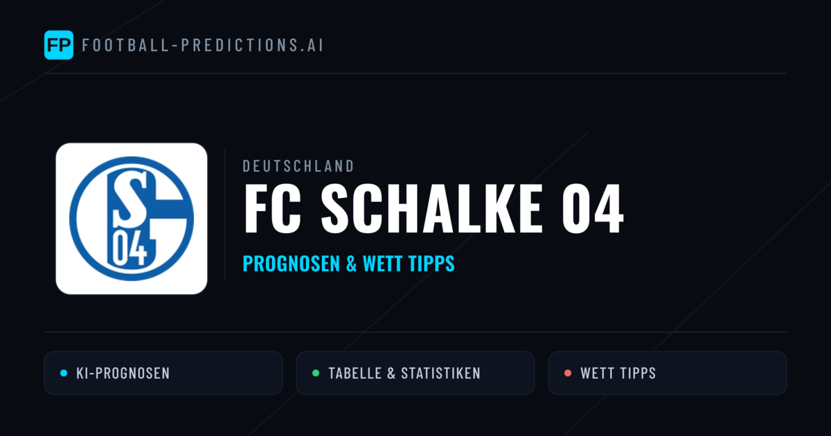 FC Schalke 04 Prognosen & Statistiken