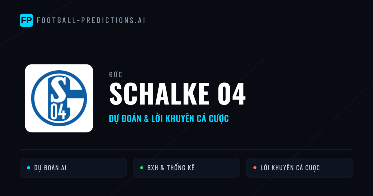 Schalke 04 Dự đoán & Thống kê