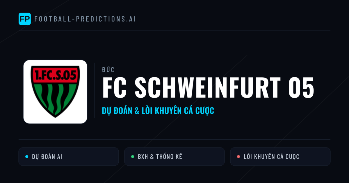 FC Schweinfurt 05 Dự đoán & Thống kê