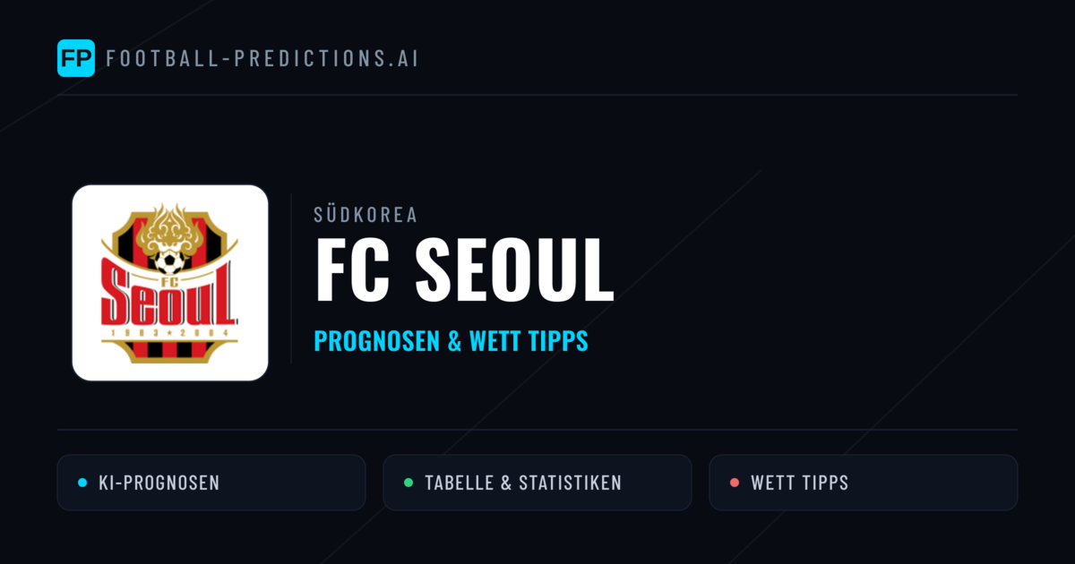 FC Seoul Prognosen & Statistiken