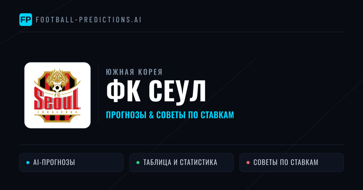 ФК Сеул прогнозы и статистика