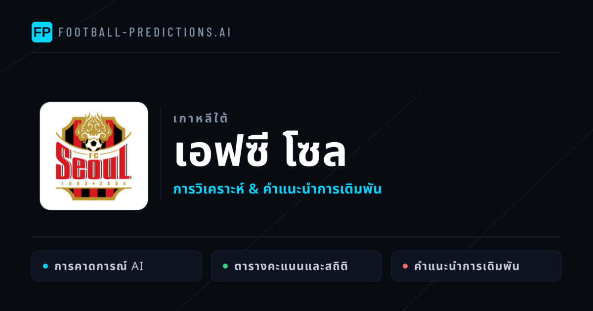 เอฟซี โซล การวิเคราะห์และสถิติ