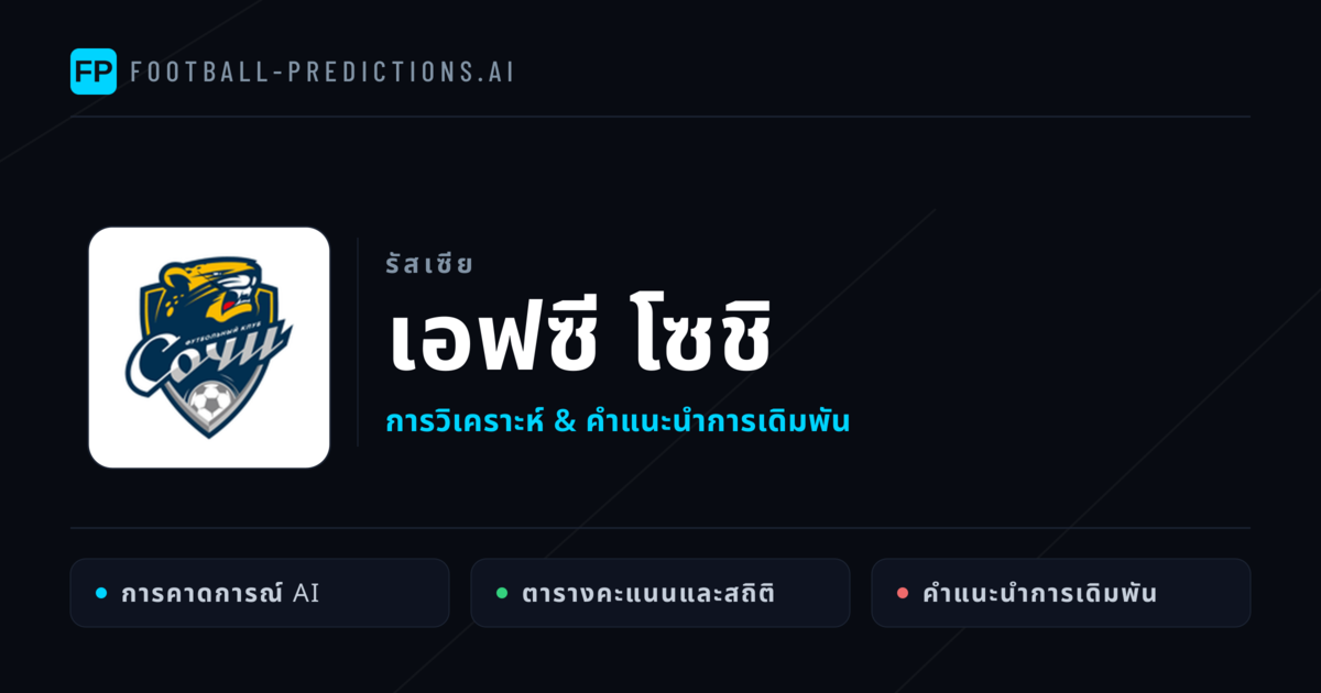 เอฟซี โซชิ การวิเคราะห์และสถิติ
