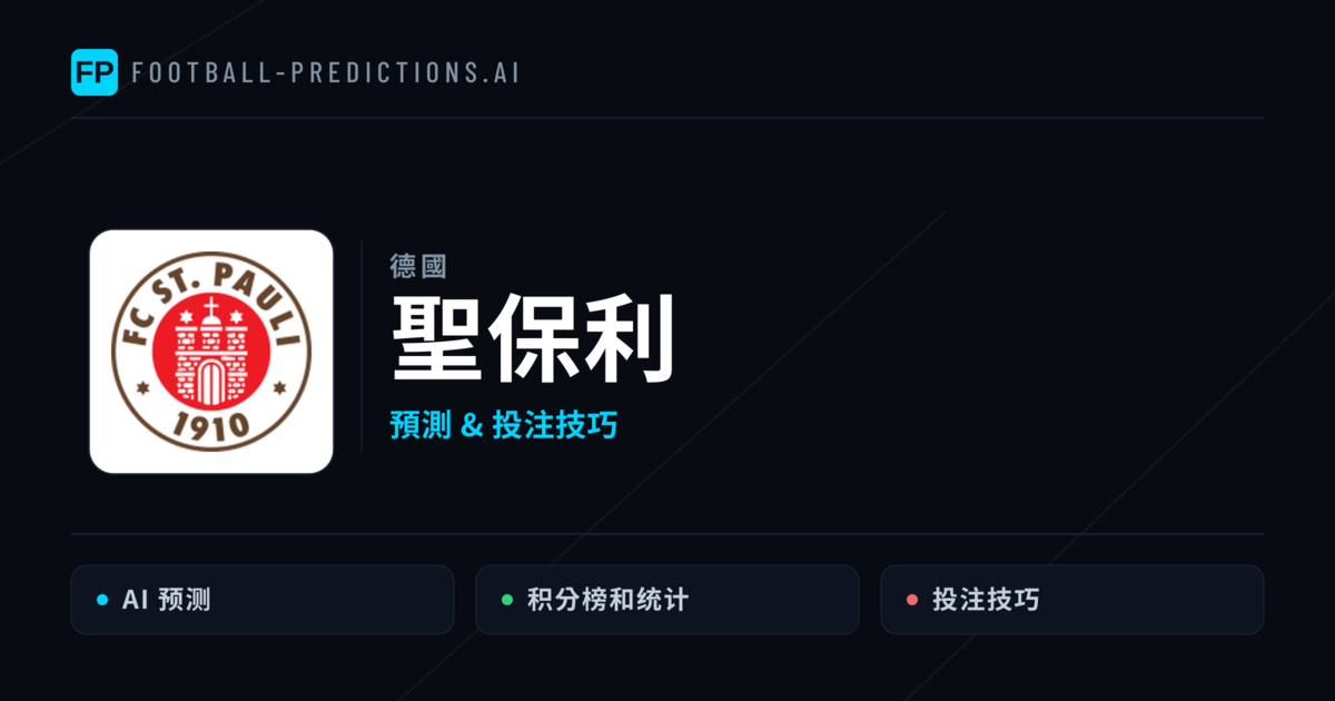 聖保利 運彩分析｜足球預測與數據
